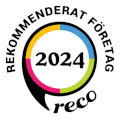 Reco, rekommenderat företag 2024